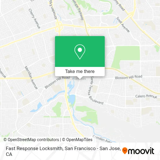 Fast Response Locksmith map