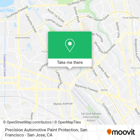 Precision Automotive Paint Protection map