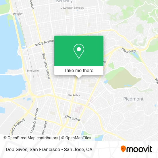 Deb Gives map