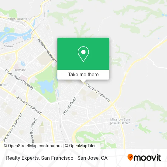 Realty Experts map