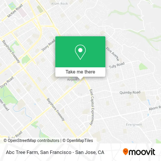 Abc Tree Farm map