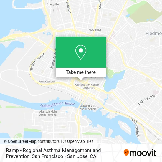 Ramp - Regional Asthma Management and Prevention map