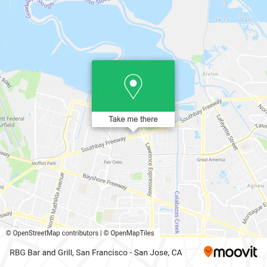 Rbg Bar and Grill map