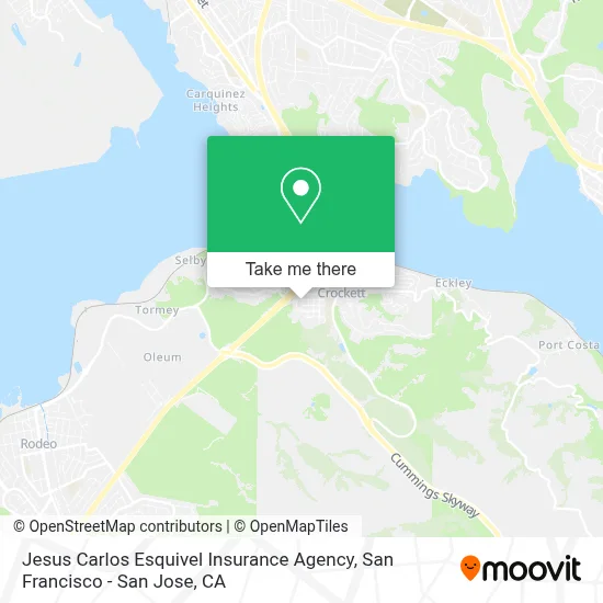 Jesus Carlos Esquivel Insurance Agency map