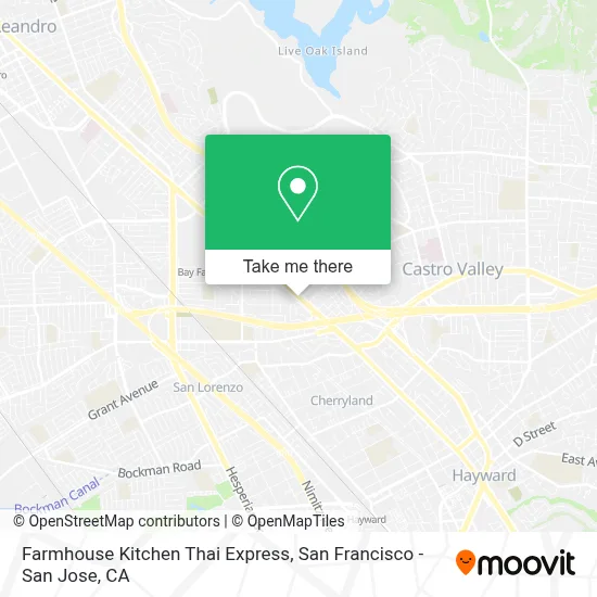 Farmhouse Kitchen Thai Express map