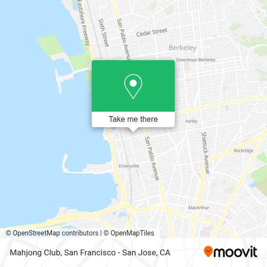 Mahjong Club map