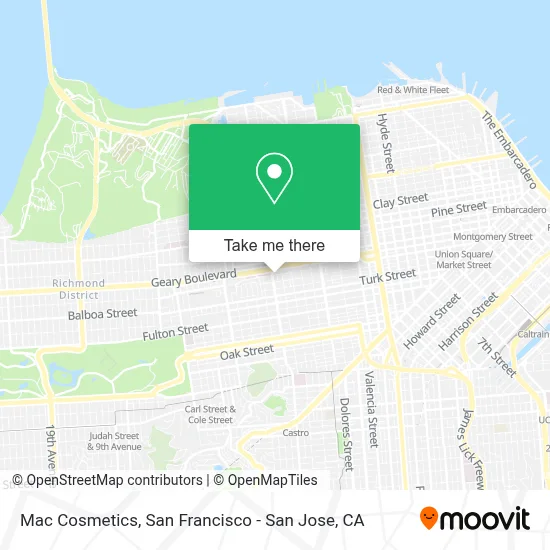 Mac Cosmetics map