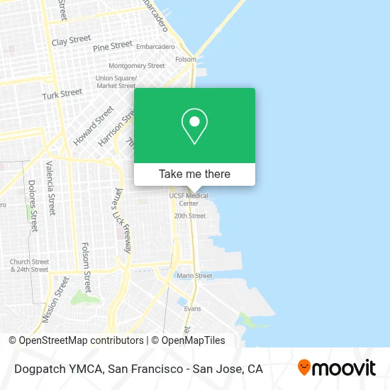 Dogpatch YMCA map