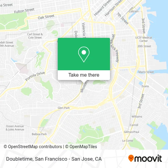 Doubletime map