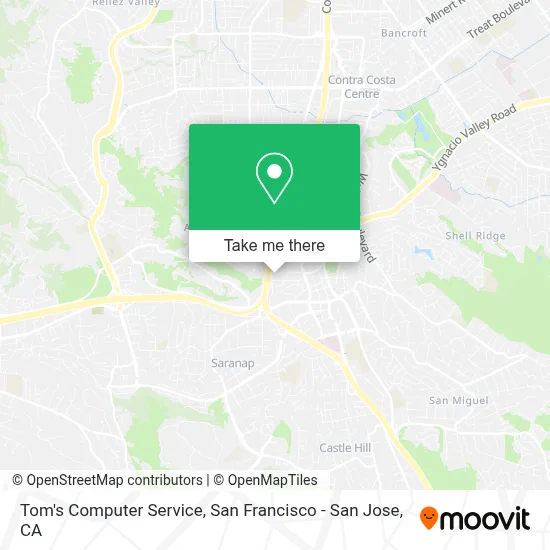 Tom's Computer Service map