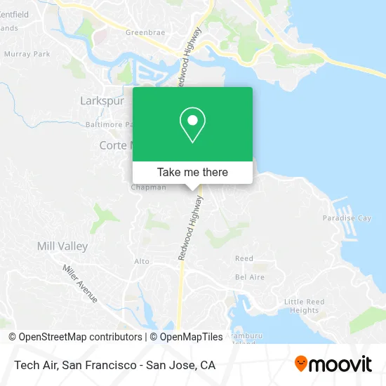 Tech Air map
