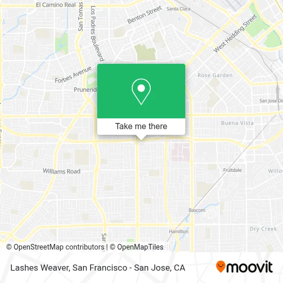 Lashes Weaver map