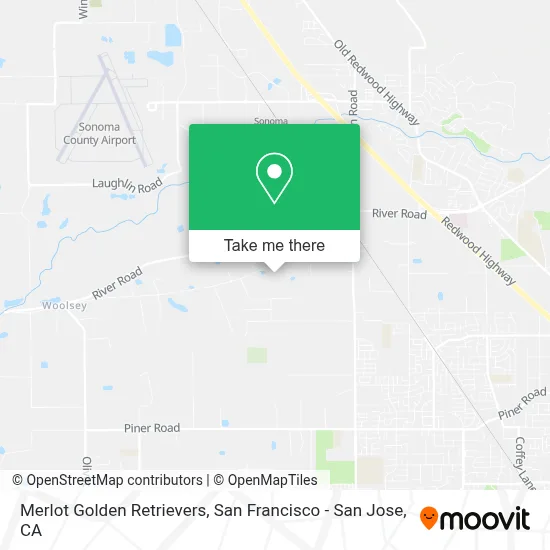 Merlot Golden Retrievers map