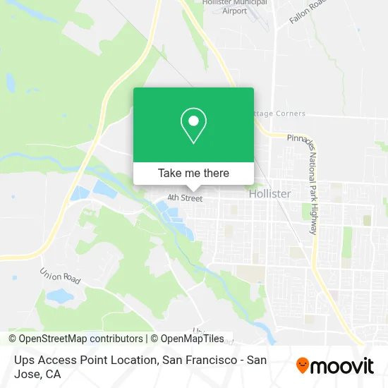Ups Access Point Location map