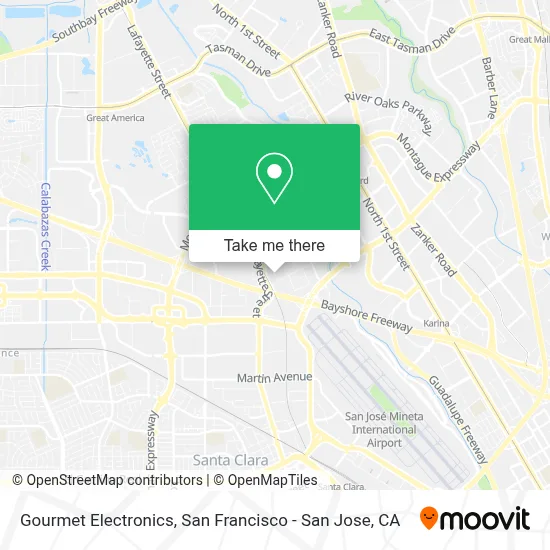 Gourmet Electronics map