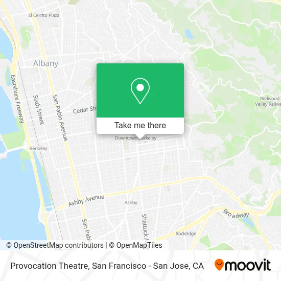 Provocation Theatre map