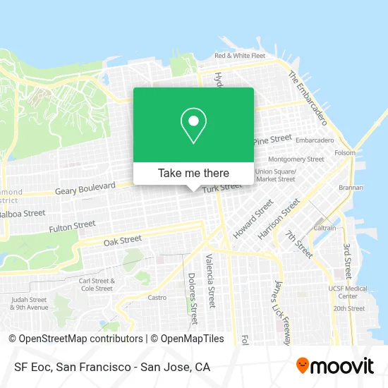 SF Eoc map