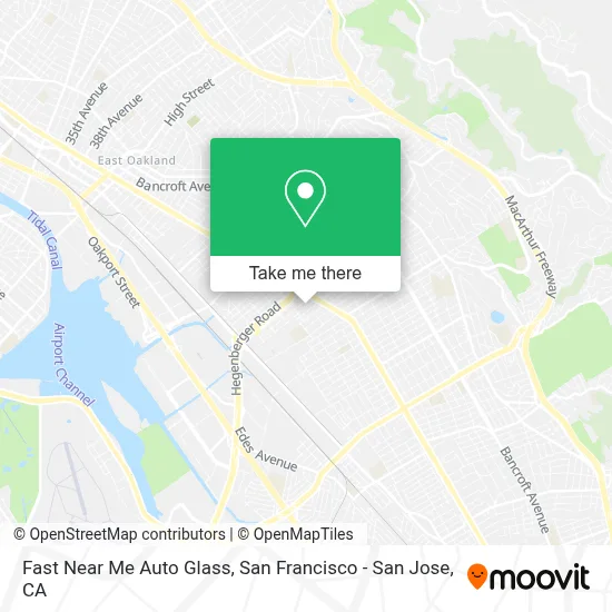 Fast Near Me Auto Glass map