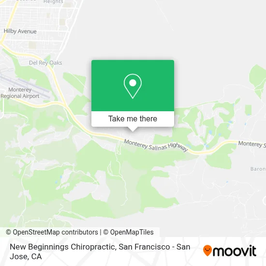 New Beginnings Chiropractic map