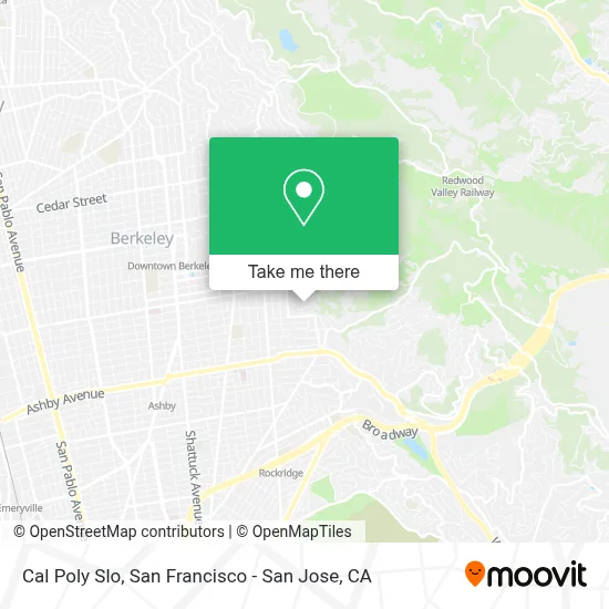 Cal Poly Slo map