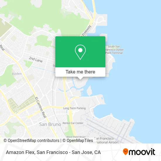 Amazon Flex map