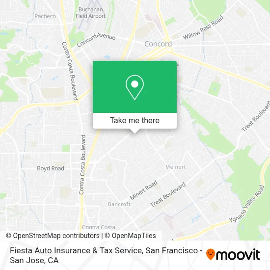 Fiesta Auto Insurance & Tax Service map
