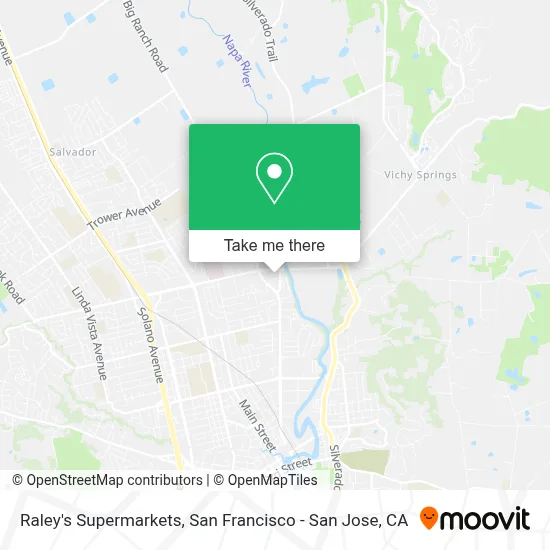 Raley's Supermarkets map