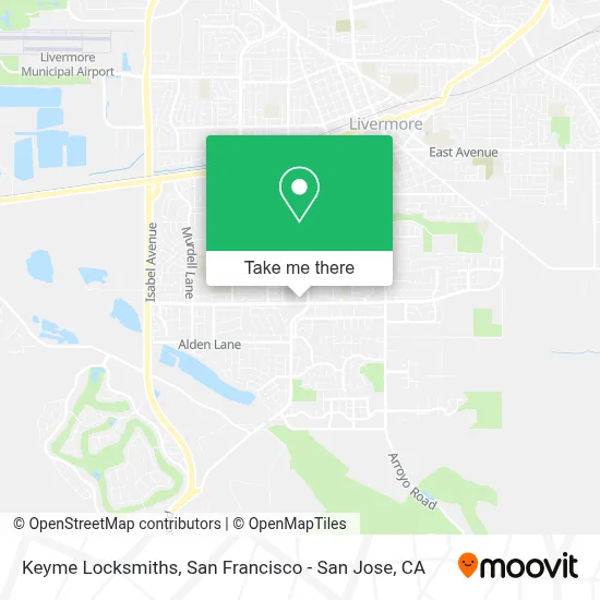 Keyme Locksmiths map
