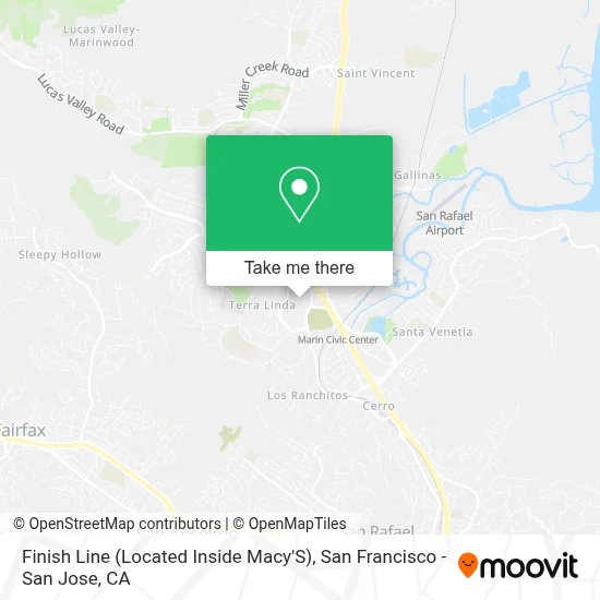 Finish Line (Located Inside Macy'S) map
