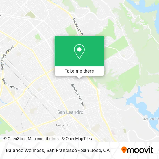 Balance Wellness map