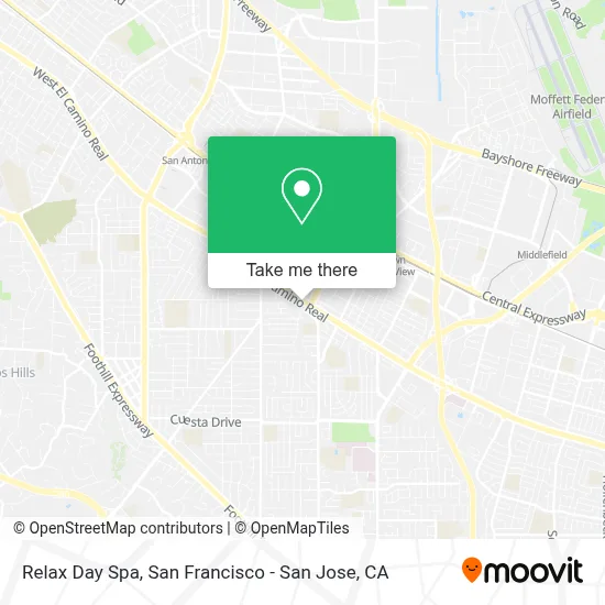 Relax Day Spa map