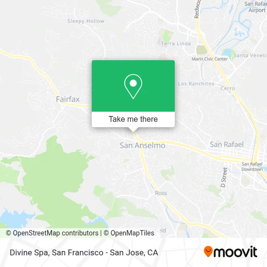 Divine Spa map