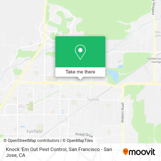 Knock 'Em Out Pest Control map