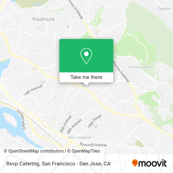 Rsvp Catering map