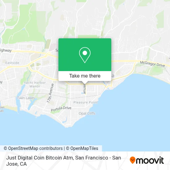 Just Digital Coin Bitcoin Atm map