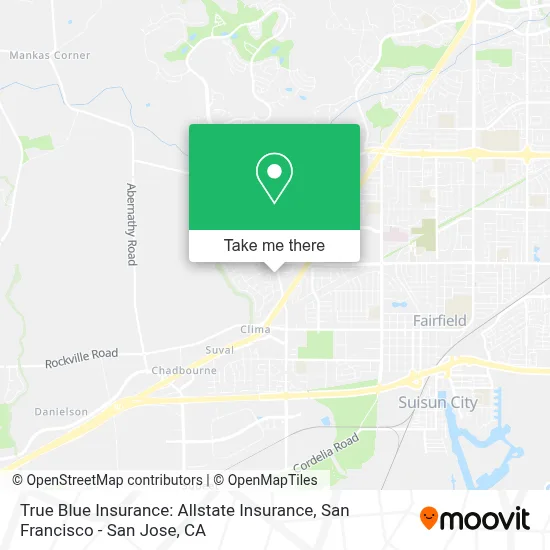 True Blue Insurance: Allstate Insurance map