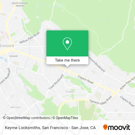 Keyme Locksmiths map
