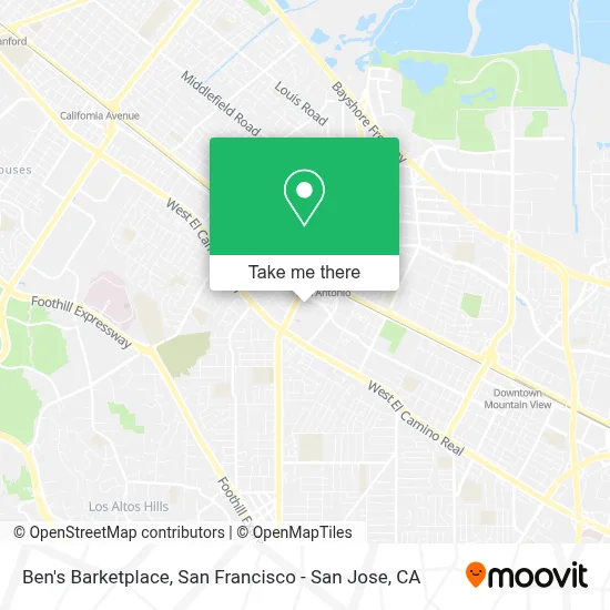 Ben's Barketplace map