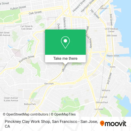 Pinckney Clay Work Shop map