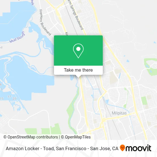 Amazon Locker - Toad map