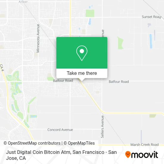 Just Digital Coin Bitcoin Atm map