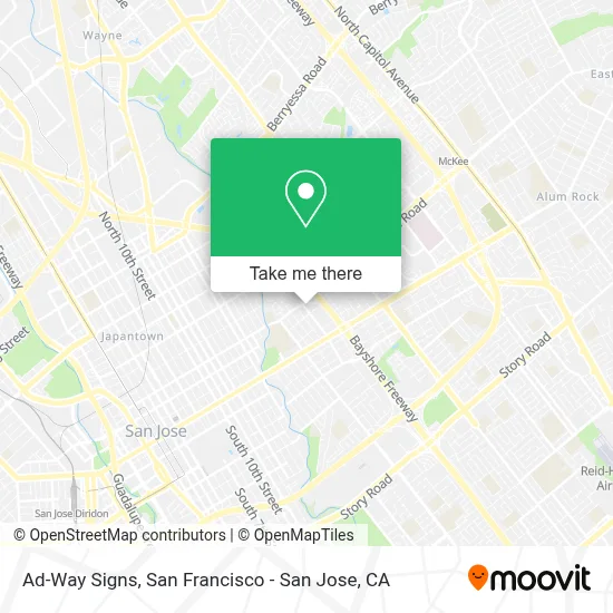 Ad-Way Signs map