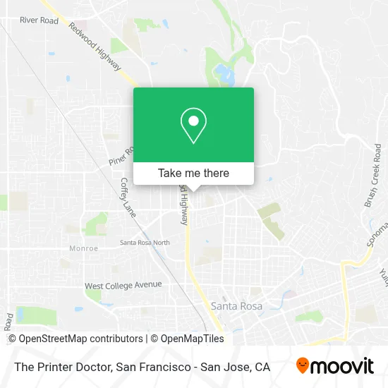 The Printer Doctor map