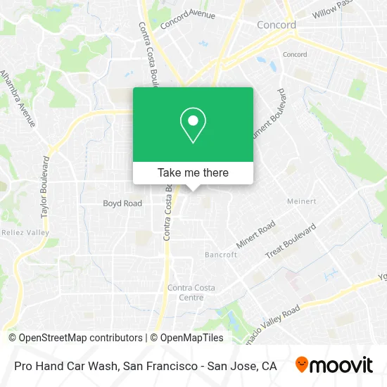 Pro Hand Car Wash map