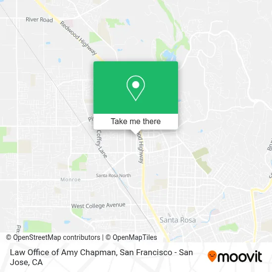 Law Office of Amy Chapman map