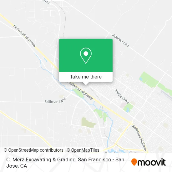C. Merz Excavating & Grading map