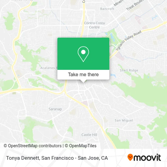 Tonya Dennett map