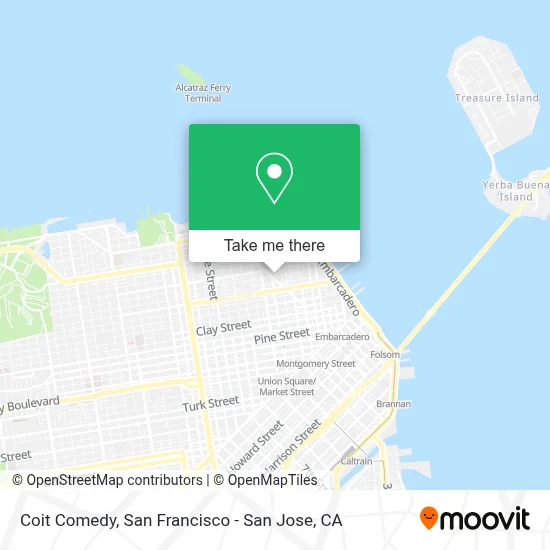 Coit Comedy map