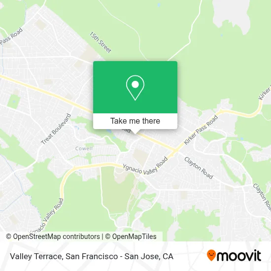 Valley Terrace map