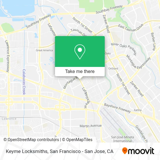 Keyme Locksmiths map